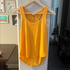 Yellow Sleeveless Women's Top